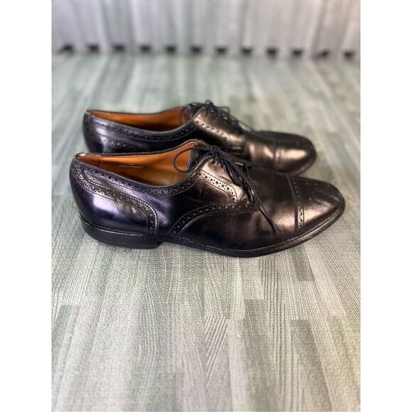Allen Edmonds Men’s Sanford Dress Shoes Size 11.5 D Black Oxfords Cap Toe main image 4